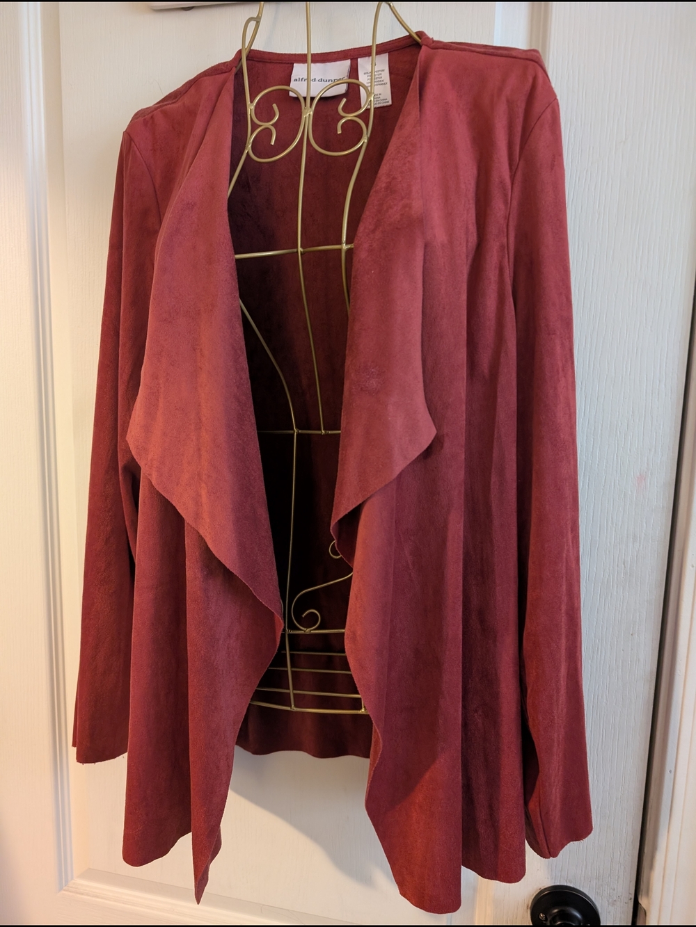Alfred Dunner Terracotta Faux Suade Jacket